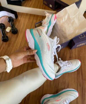 Tênis Olympikus Runner Banco Verde Água Feminino Premium