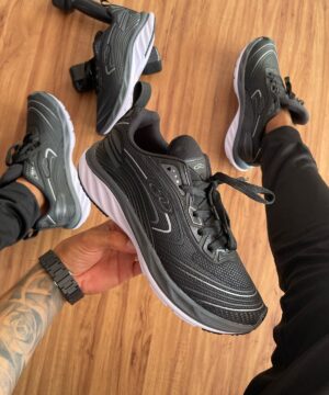 Tenis Olympikus Runner Preto Cinza Masculino Premium 10