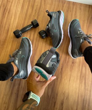 Tenis Olympikus Runner Preto Cinza Masculino Premium 3