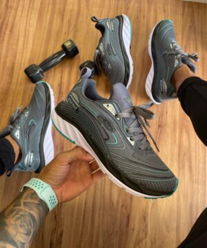 Tenis Olympikus Runner Preto Cinza Masculino Premium 4