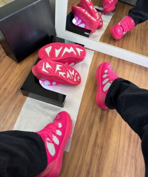 Tenis Puma La France Rosa Masculino Premium 4