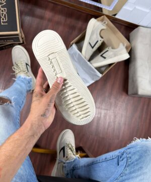 Tenis Reserva Casual Sintetico Bege Masculino Premium 3