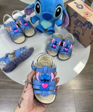 Sandalia Infantil Stitch Azul 1