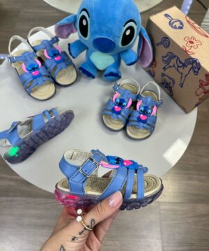 Sandália Infantil Stitch Azul