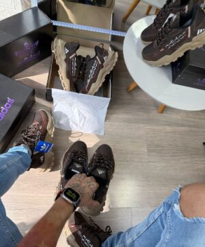 Tenis Adidas Ohio Trail Marrom Masculino Premium 1