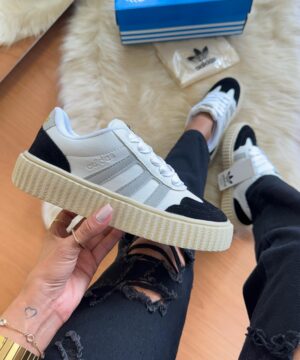 Tênis Adidas Trat_sup Branco Cinza Preto Feminino Premium