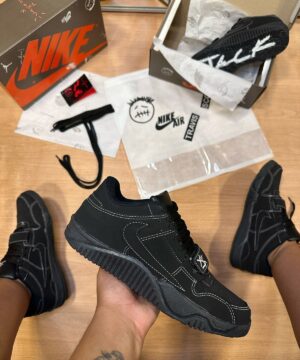 Tenis Jordan Travis Jack Black Masculino Premium 1