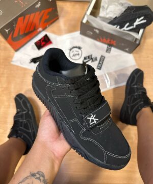 Tenis Jordan Travis Jack Black Masculino Premium 2