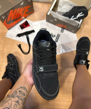 Tenis Jordan Travis Jack Black Masculino Premium 3