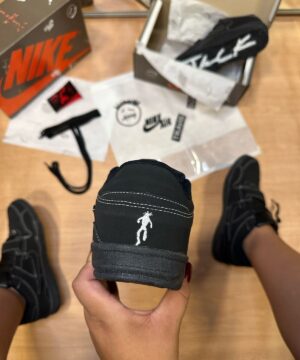 Tenis Jordan Travis Jack Black Masculino Premium 4