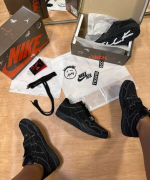 Tenis Jordan Travis Jack Black Masculino Premium 7