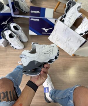 Tenis Mizuno Prophecy 14 Branco Grafitti Masculino Premium 2