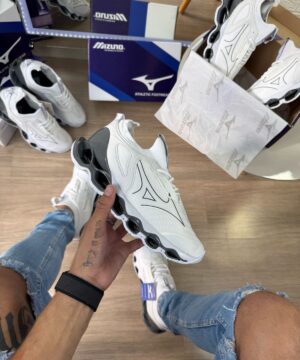 Tênis Mizuno Prophecy 14 Branco Grafitti Masculino Premium