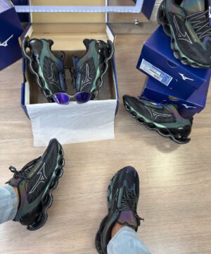 Tenis Mizuno Wave Prophecy 12 Preto Camaleao Masculino Premium 7