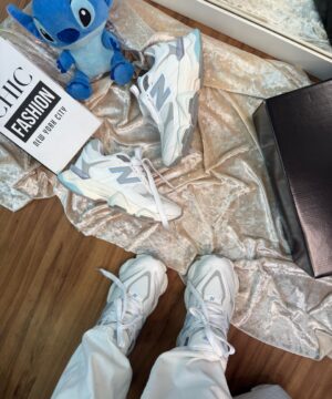 Tenis New Balance 9060 Feminino Branco Azul Premium 1