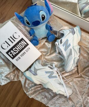 Tenis New Balance 9060 Feminino Branco Azul Premium 2