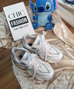 Tenis New Balance 9060 Feminino Branco Azul Premium 5