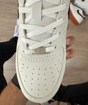 Tenis Nike Air Force 1 Branco Preto Masculino Premium 2
