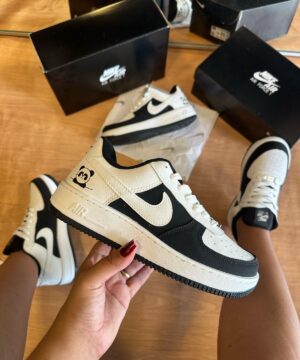 Tênis Nike Air Force Panda Linha Premium Feminino