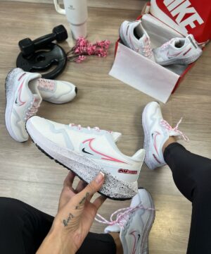 Tenis Nike Air Zoom 40 Branco Rosa Premium 3