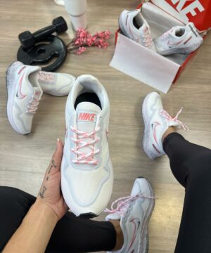 Tenis Nike Air Zoom 40 Branco Rosa Premium 5