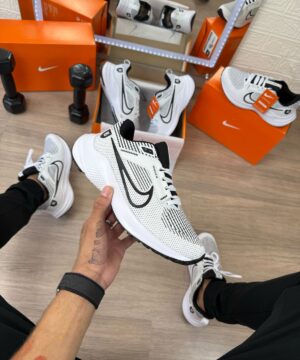 Tênis Nike Pegasus 40 Branco Preto Masculino Premium