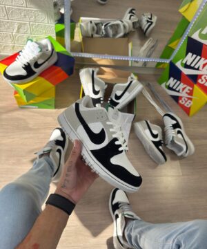 Tênis Nike SB Dunk Low Pro Preto Branco Cinza Masculino Premium