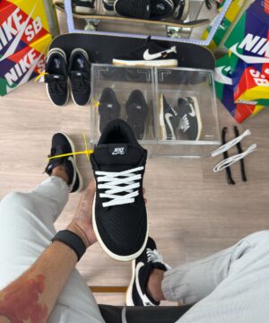 Tenis Nike SB Dunk Low Pro Teddy Bear Preto Branco Premium 4