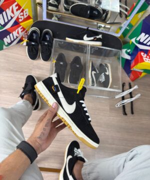 Tênis Nike SB Dunk Low Pro Teddy Bear Preto Branco Premium