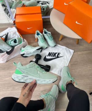Tênis Nike Zoom X React Infinity Run FK3 Verde Feminino Premium
