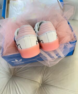 Adidas Hello Kitty x Adidas Sambae Cloud White Clear Pink