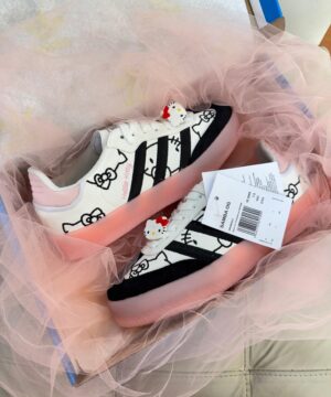Adidas Hello Kitty x Adidas Sambae Cloud White Clear Pink