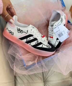 Adidas Hello Kitty x Adidas Sambae Cloud White Clear Pink
