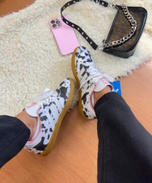 Adidas Samba OG Animal Print Rosa Feminino