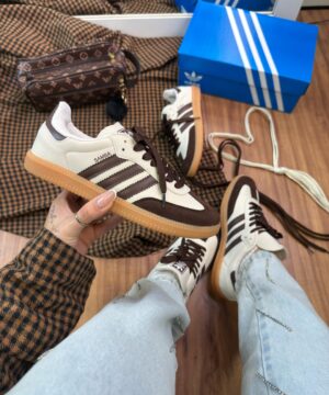 Adidas Samba Sintético Off White Café