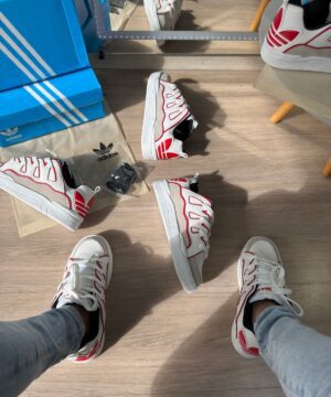 Adidas Skate Osiris Branco e Vermelho