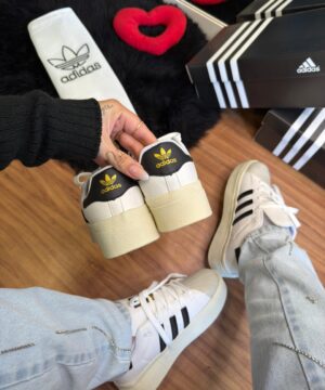 Adidas Super Star Bonega Branco Preto 3
