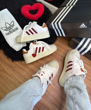 Adidas Super Star Bonega Branco Vermelho 2