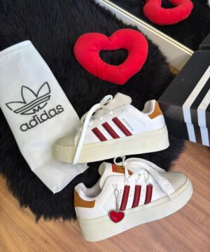 Adidas Super Star Bonega Branco Vermelho 3