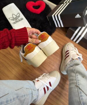 Adidas Super Star Bonega Branco Vermelho 4
