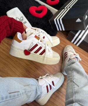 Adidas Super Star Bonega Branco Vermelho 5 scaled