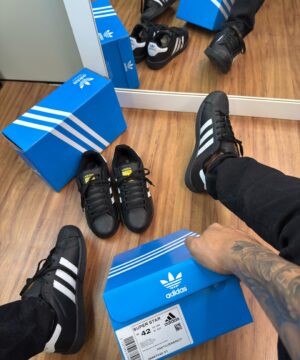 Adidas Super Star Preto e Branco 2