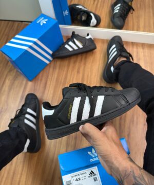 Adidas Super Star Preto e Branco