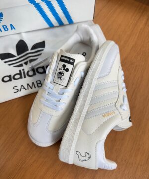 Adidas samba OG Mickey Mouse Branco Feminino