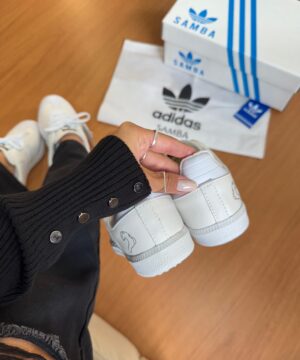 Adidas samba OG Mickey Mouse Branco Feminino