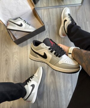 Jordan Low Cinza e Branco 4