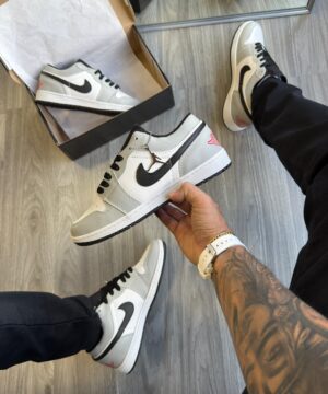 Jordan Low Cinza e Branco 5