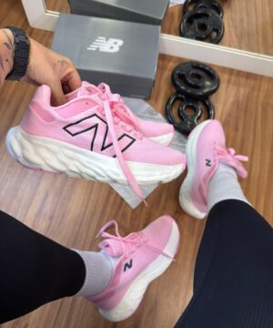 New balance 1080 v13 Salmao Solado EVA Rosa 5