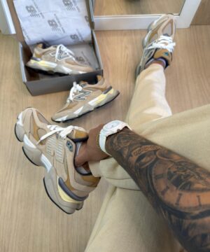 New balance 9060 Bege e cinza 3