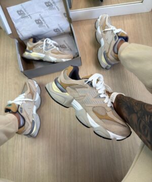 New balance 9060 Bege e cinza 5